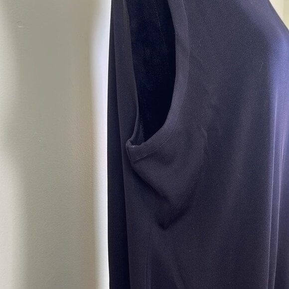 Missook Black Turtleneck Sleeveless Maxi Dress Goth Couture Whimsy  Great Builda - Picture 6 of 9